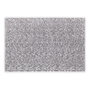 Mijölnir Alfombrilla de Baño de Algodón 60 x 90 cm Gris Oscuro y Blanco